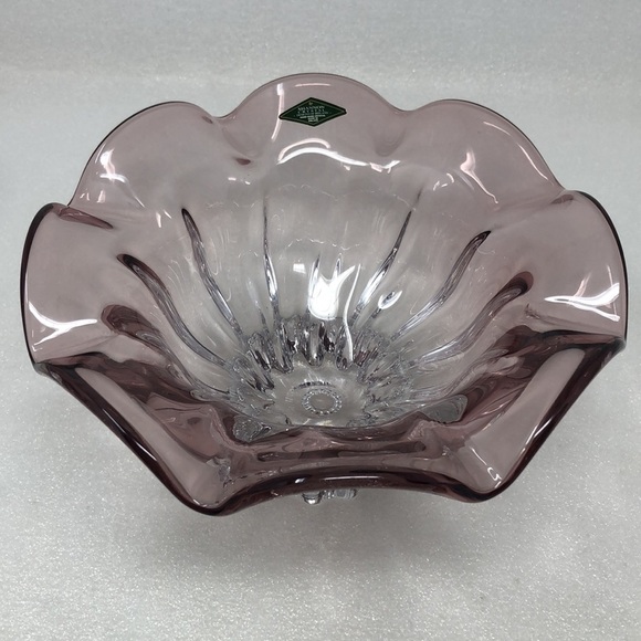Shannon Crystal Centerpiece Bowl Designs Of Ireland Hand Made Crystal - Picture 8 of 12